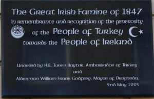 Irlandia selalu ingat bantuan Sultan Abdulmejid yang mengubah nasib ribuan orang - Turkinesia